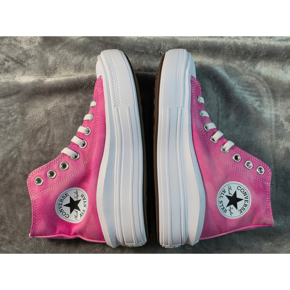 Converse Chuck Taylor All Star Move Youth 4.5 Platform Sneakers Fuchsia Pink NEW